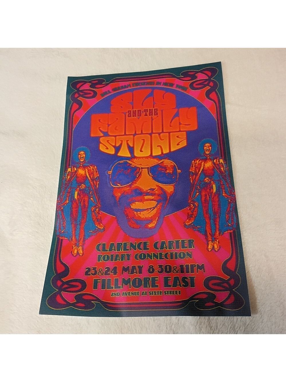 2/$10 Sly and the Family Stone Concert Poster Canvas Art Print